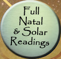 Birth charts; natal astrology; life maps; solar return readings